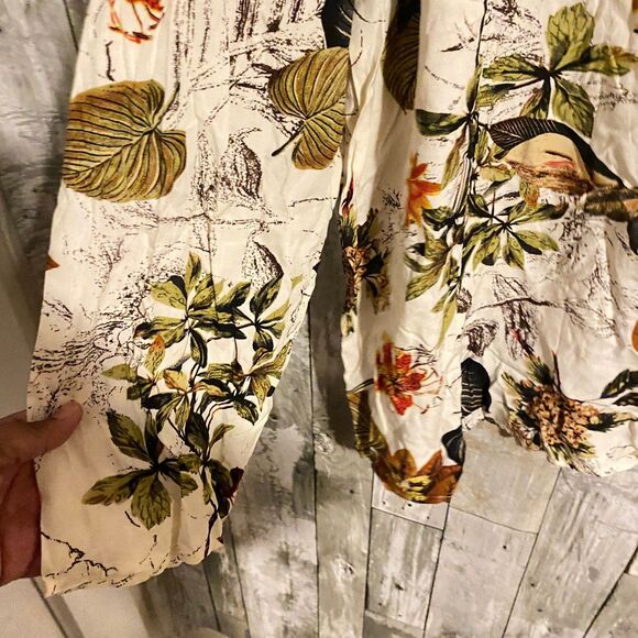 Emery Rose long sleeve fall floral top plus size 5XL - Picture 2 of 8